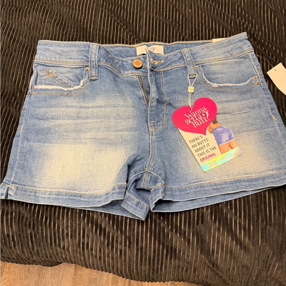 YMI Pants - YMI Light Blue Jean Shorts for Women